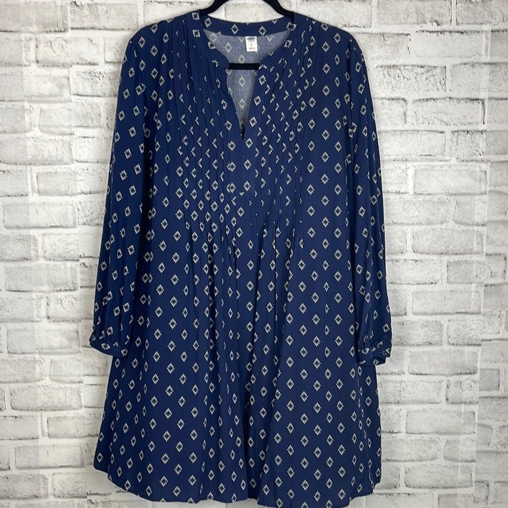 Old Navy Large Navy Babydoll Dress Size Large